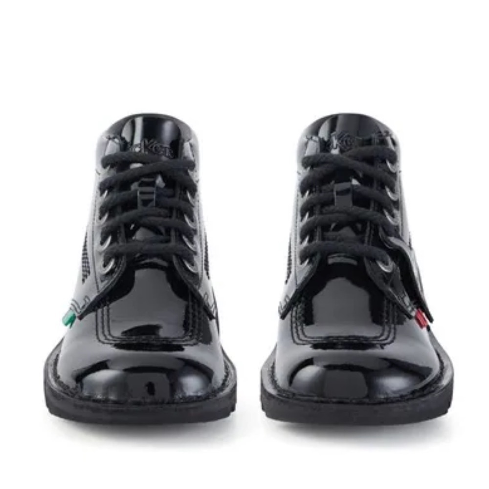 Kickers Patent Leather Booties
